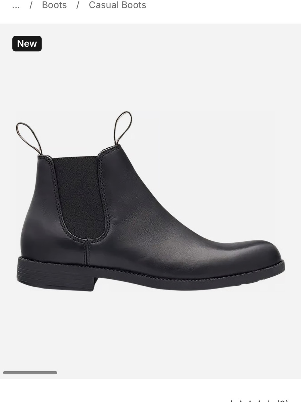 Blundstone Men's Black Leather 1901 Ankle Boots